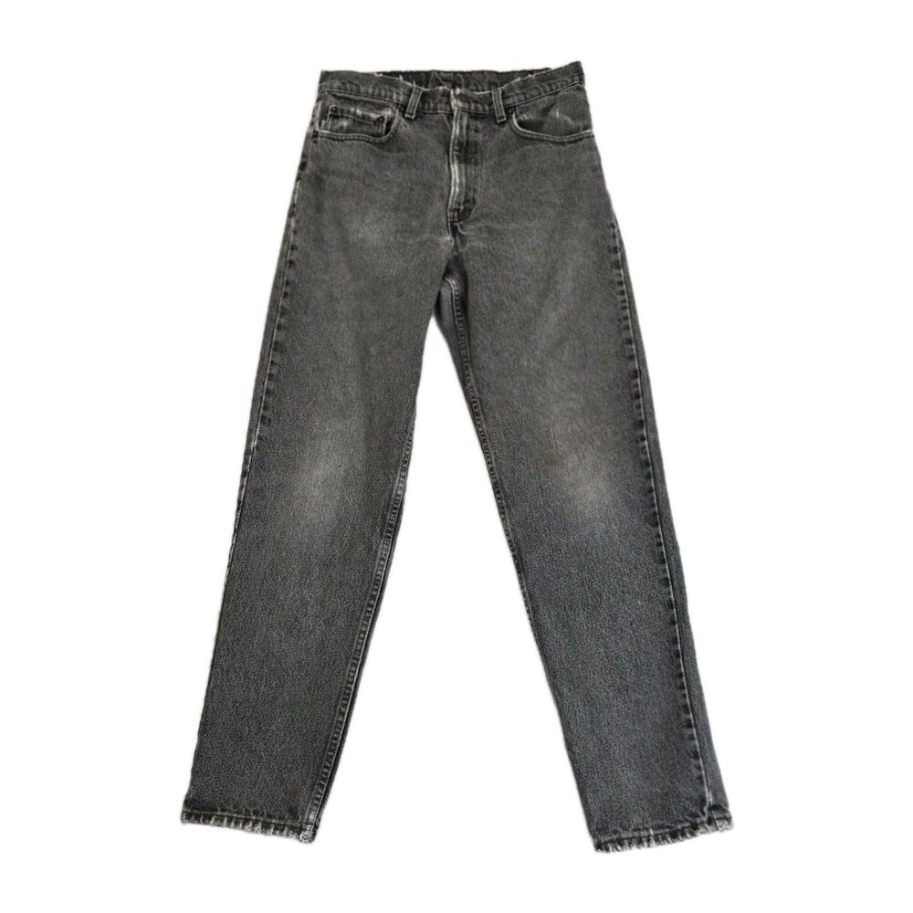 Vintage Levis 550 Jeans Mens 32x32 Gray Relaxed High Rise Tapered Denim USA 90s